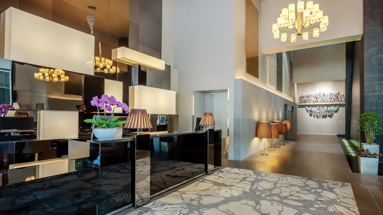 Pan Pacific Serviced Suites Orchard lobby